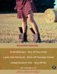 Spa Specials November 2016