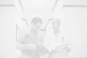 Doctors revewing patient documents