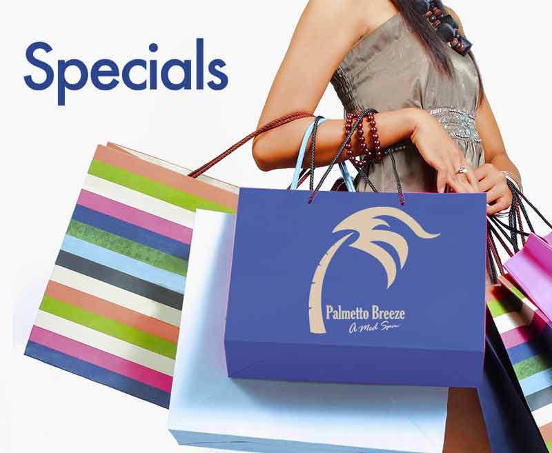 Specials girl shopping