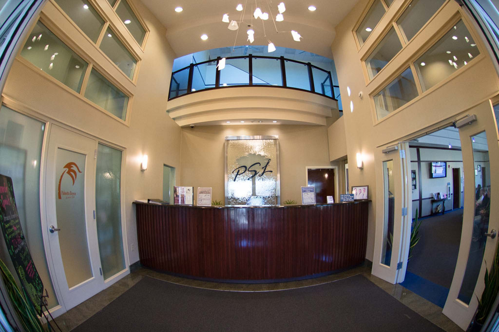 Foyer and Front-desk of Palmetto Skin & Laser Center