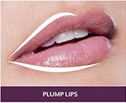 Plump lips