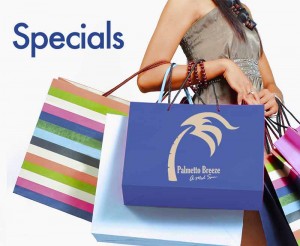 Specials girl shopping